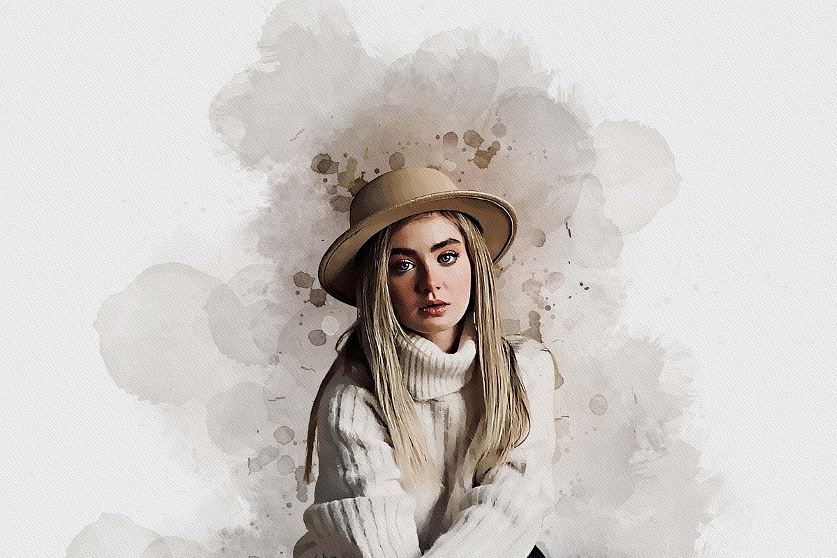 Watercolor Brush Portrait Action, an Action Add-On by MRI STUDIO (Photo 16 of 16)