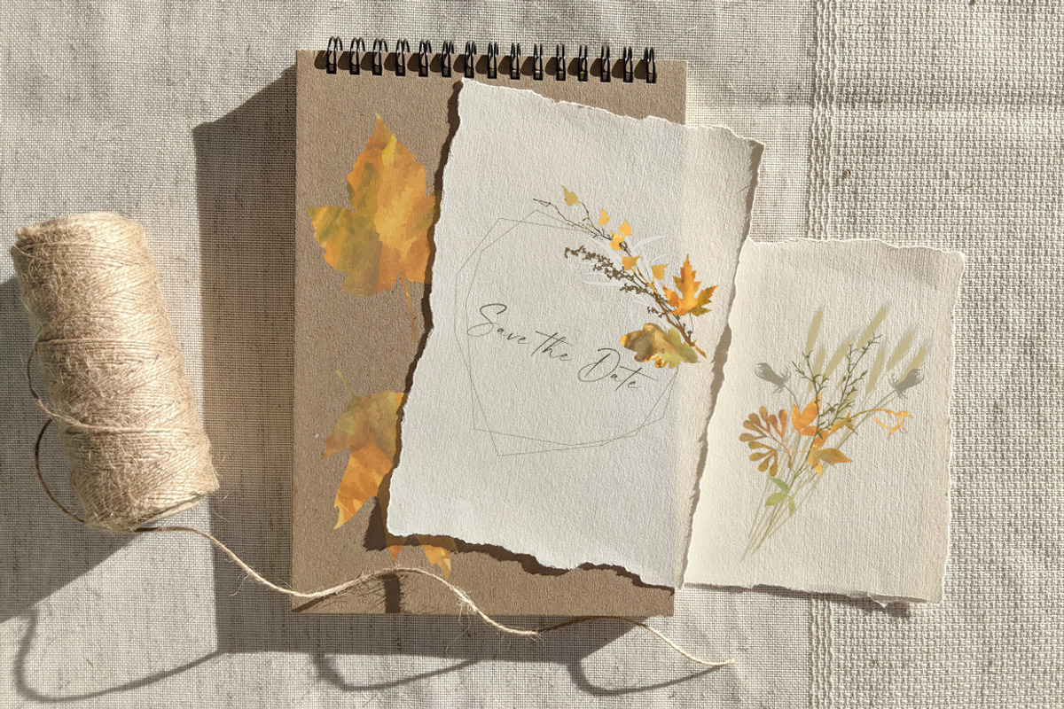 Autumn sentiment - vector clipart, a Decorative Illustration by Vasmila (Photo 13 of 14)