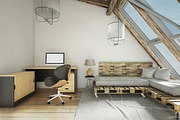Interior Wall Mock-up, a Household Mockup by IsometricWorld (Thumbnail 3 of 8)