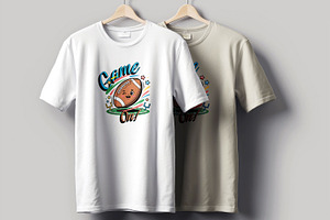 Game On T Shirt Design Layout, a Stationery Template by MightyDesign