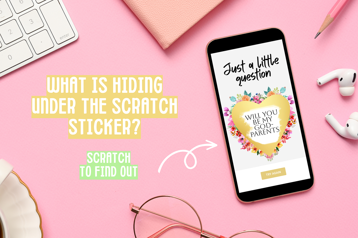 Godparents Proposal Scratch Card, an App Template by SunshineStudioBoutique (Photo 5 of 8)