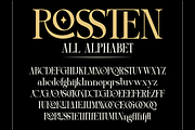 Rossten - Luxury Serif Display, a Serif Font by MaikoHatta (Thumbnail 6 of 7)