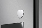 White Heart Fridge Magnet 3D Model, an Object 3D Model by rebrandy (Thumbnail 5 of 9)