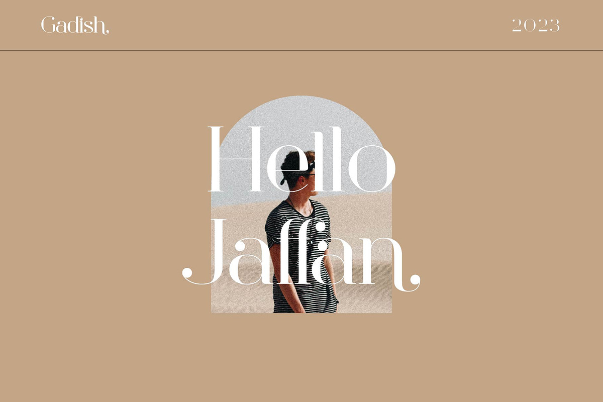 Gadish - Stylish Ligature Font, a Serif Font by Aqeel_Art (Photo 3 of 8)