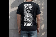 Black T-shirt Mockup Male and Female, a Shirt Mockup by AnagramDesign (Thumbnail 9 of 18)