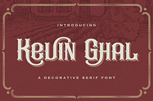 Kevin Ghal - Victorian Style Font