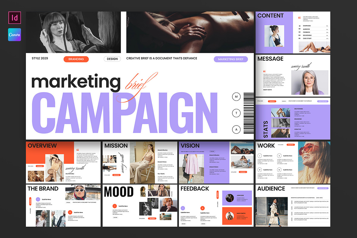 Marketing Campaign Presentation, a Presentation Template by E-Type (Photo 1 of 5)