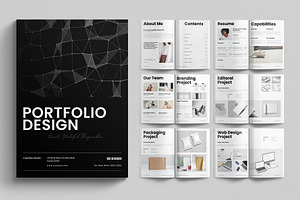 Portfolio Brochure Template Design, a Brochure Template by E-Type