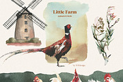Little Farm Animals Clip Art, an Animal Illustration by whiteheartdesign (Thumbnail 4 of 18)