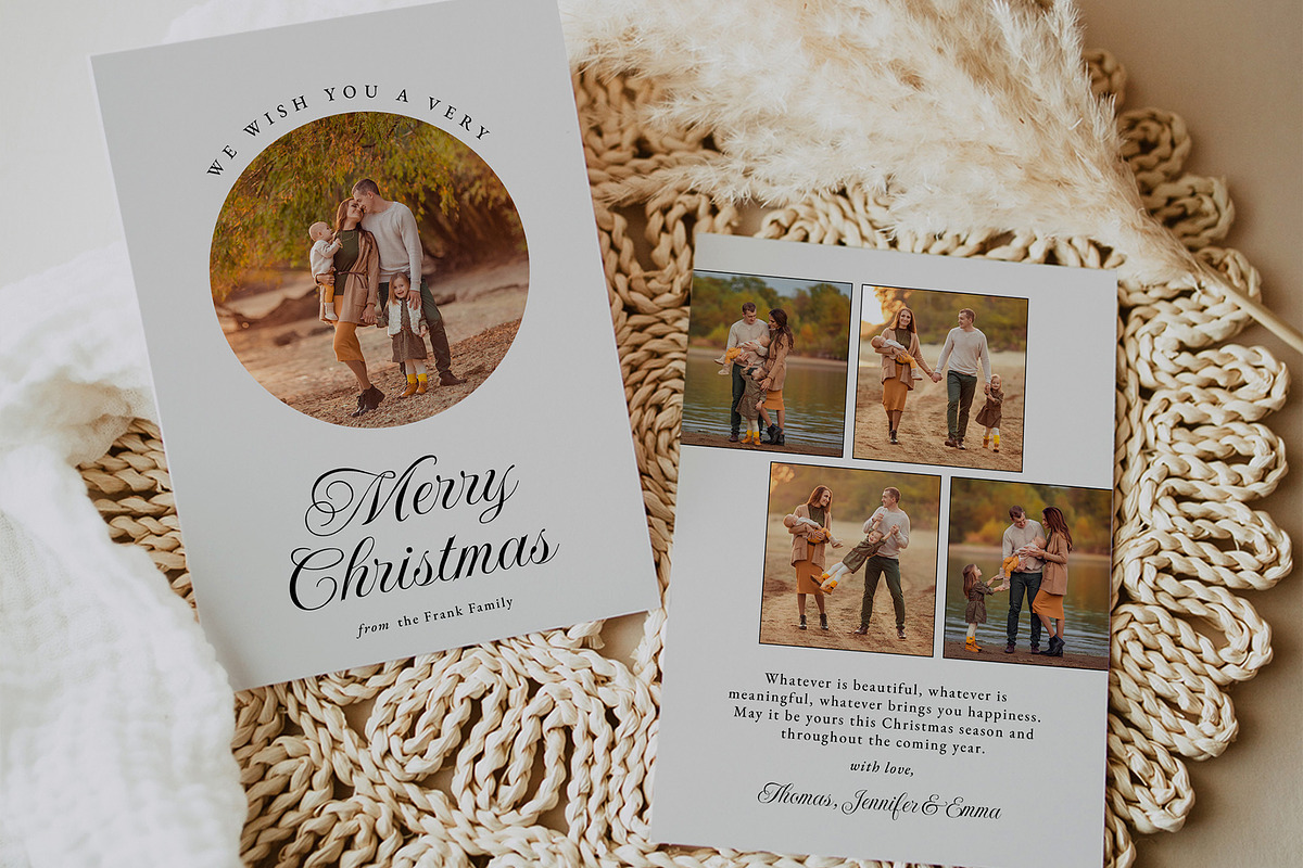 Christmas Card Template CC207, a Card Template by Always Templates (Photo 1 of 3)