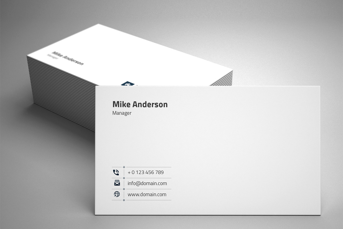 Minimal Business Card, a Business Card Template by designSultan (Photo 1 of 3)