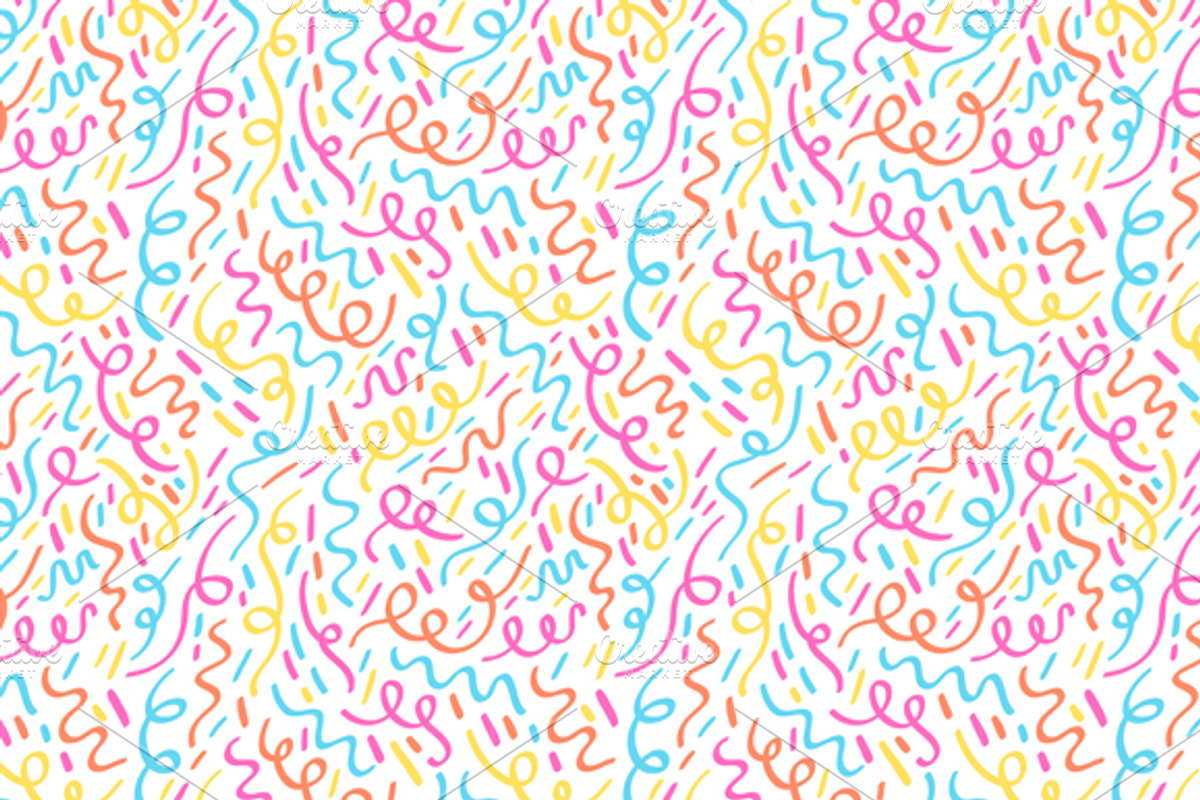 Neon Seamless Patterns preview 3