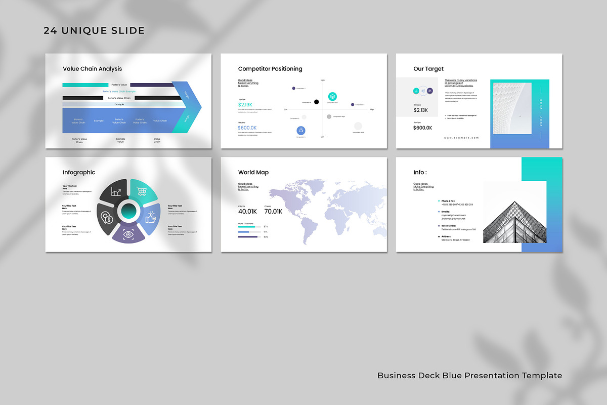 Business Deck Presentation Template preview 8