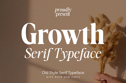 Growth Serif Typeface