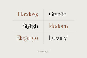 Wasted Vindey - Classy Serif Font