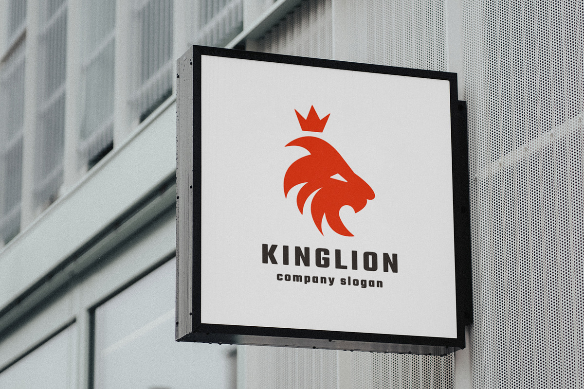 King Lion Head Logo, a Branding & Logo Template by Design_Planet (Photo 1 of 3)