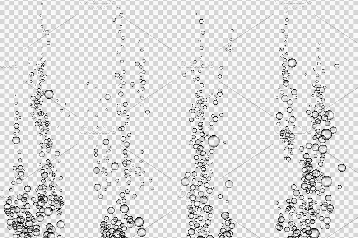 Collection of realistic bubbles, a Decorative Illustration by Yayasya (Photo 2 of 3)