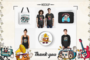 Music Character Retro Mascot, an Object Illustration by Kevyn Creative (Thumbnail 3 of 3)