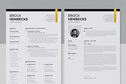 Professional Resume/CV Template, a Resume Template by Proper_media (Thumbnail 2 of 6)
