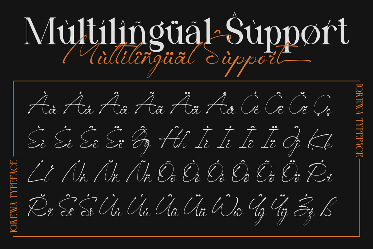 Lorenna - Elegant Duo Font, a Handwritten Font by MaikoHatta (Photo 8 of 11)