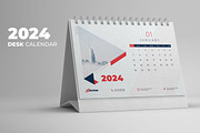 Desk Calendar 2024, a Print Template by Uiparvin (Thumbnail 1 of 2)