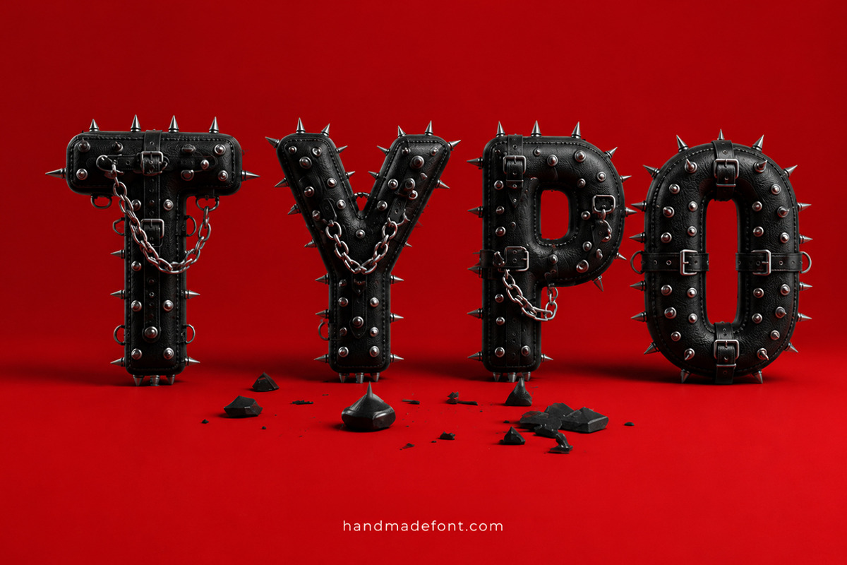Black Punk Font, a Sans Serif Font by Handmadefont (Photo 15 of 18)