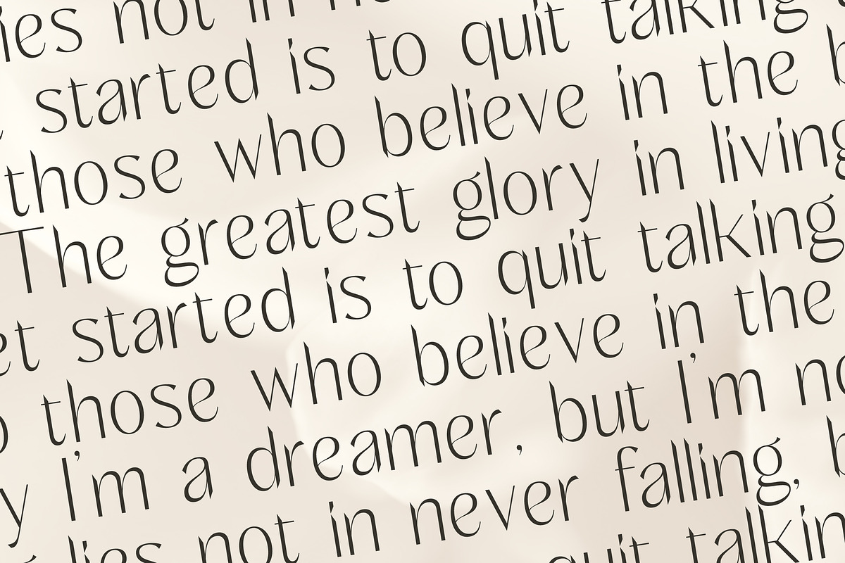 Kingray Quento Luxury Display Font, a Sans Serif Font by timelesstype.co (Photo 16 of 20)