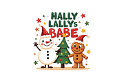 Gingerbread & Snowman Holiday Crew, an Object Graphic by Designs_River (Thumbnail 5 of 12)