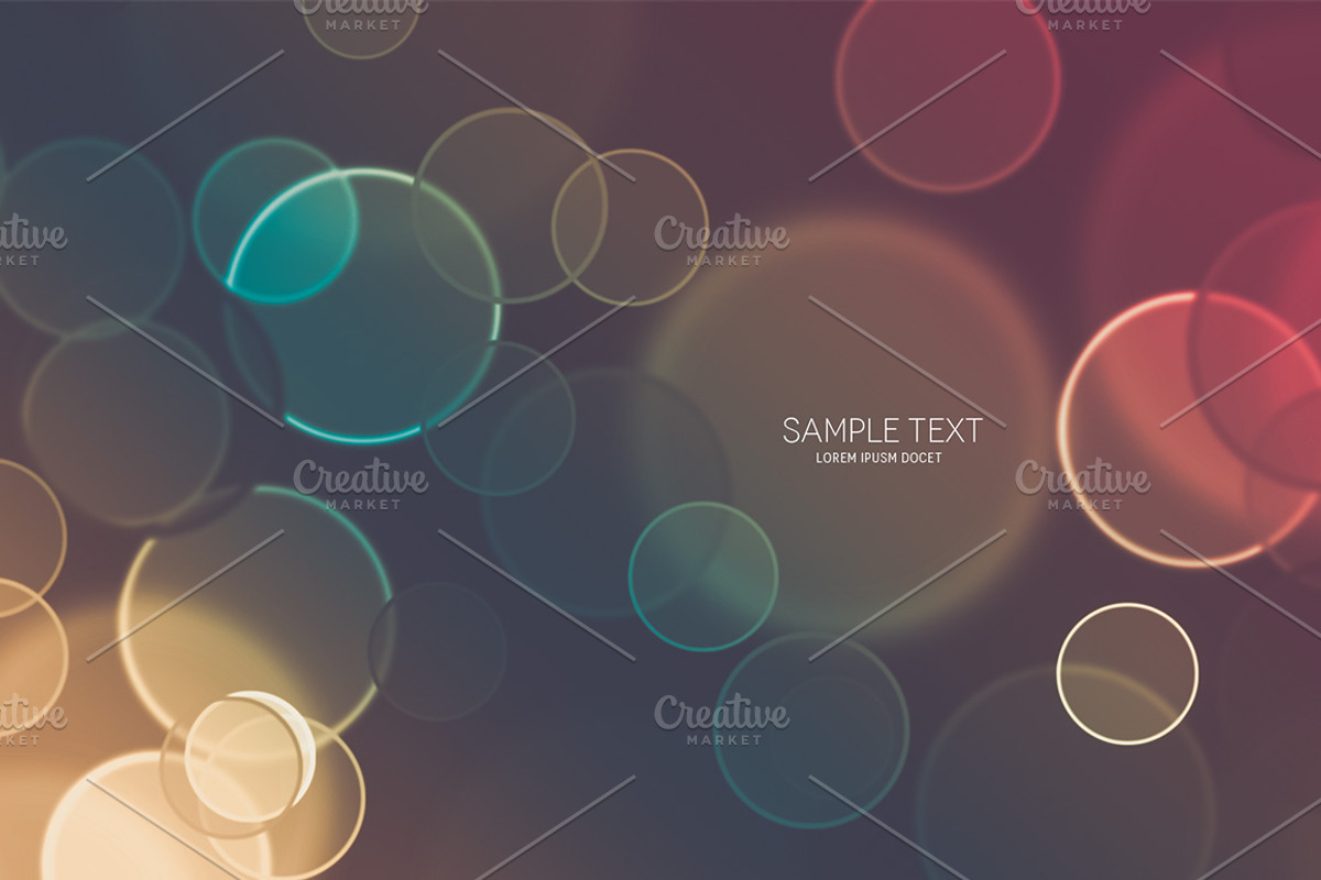 16 Modern Bokeh in Pastel Tones preview 3
