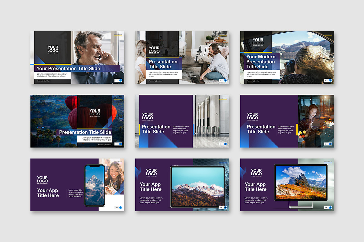 Meta Modern PowerPoint Presentation, a Presentation Template by Knockout Prezo (Photo 2 of 14)