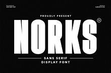 Norks - Bold & Minimalist Sans