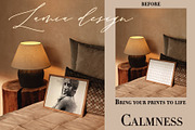 CALMNESS & Frame Mockups Horizontal, a Household Mockup by LAMIA DESIGN (Thumbnail 4 of 13)
