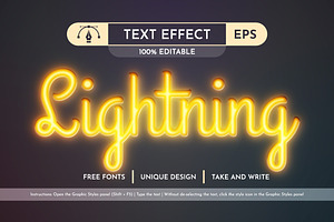 Firefly - Editable Text Effect