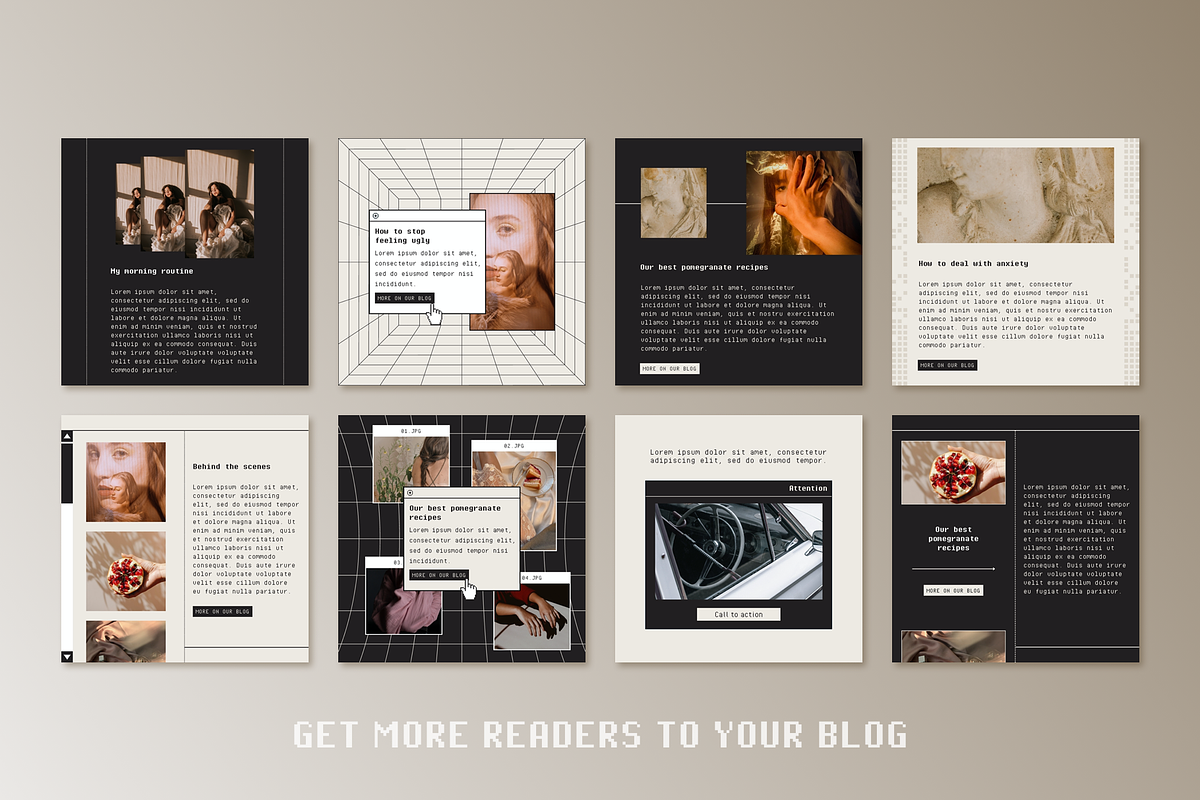 Retro Instagram Template | Canva, a Social Media Template by Bonumo (Photo 8 of 13)