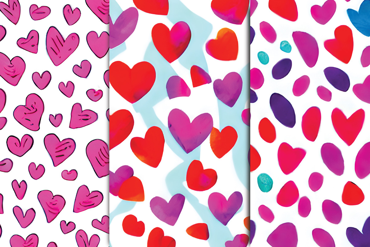Valentine Heart seamless Pattern, a Pattern Graphic by jannatulpakhi (Photo 3 of 3)