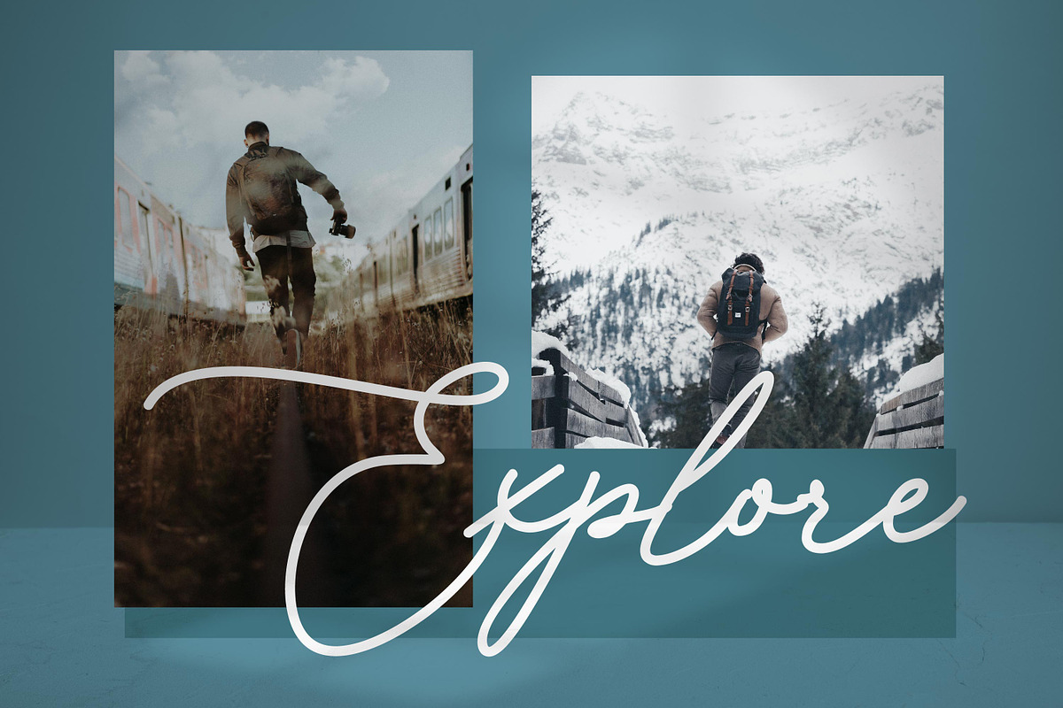Serendipity Monoline Script font, a Script Font by mahstudios (Photo 3 of 8)