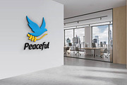 Peaceful Dove Pigeon Bird Fly Logo, a Branding & Logo Template by jongcreative (Thumbnail 2 of 4)