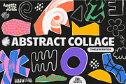 Abstract Collage Vector Clipart Set, an Object Graphic by angelainthefields (Thumbnail 1 of 15)