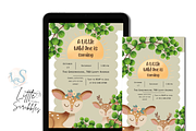 Deer Baby Shower Wild One Invitation, an Invitation Template by Little Creative Scribbles (Thumbnail 7 of 7)