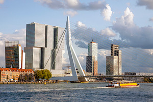 Modern Rotterdam view in Netherlands, an Architecture Photo by BOOCYS
