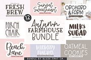 AUTUMN FARMHOUSE FONT BUNDLE, a Font by Blush Font Co. (Thumbnail 1 of 31)