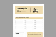 Healthy Meal Planner Layout, a Stationery Template by MightyDesign (Thumbnail 4 of 10)