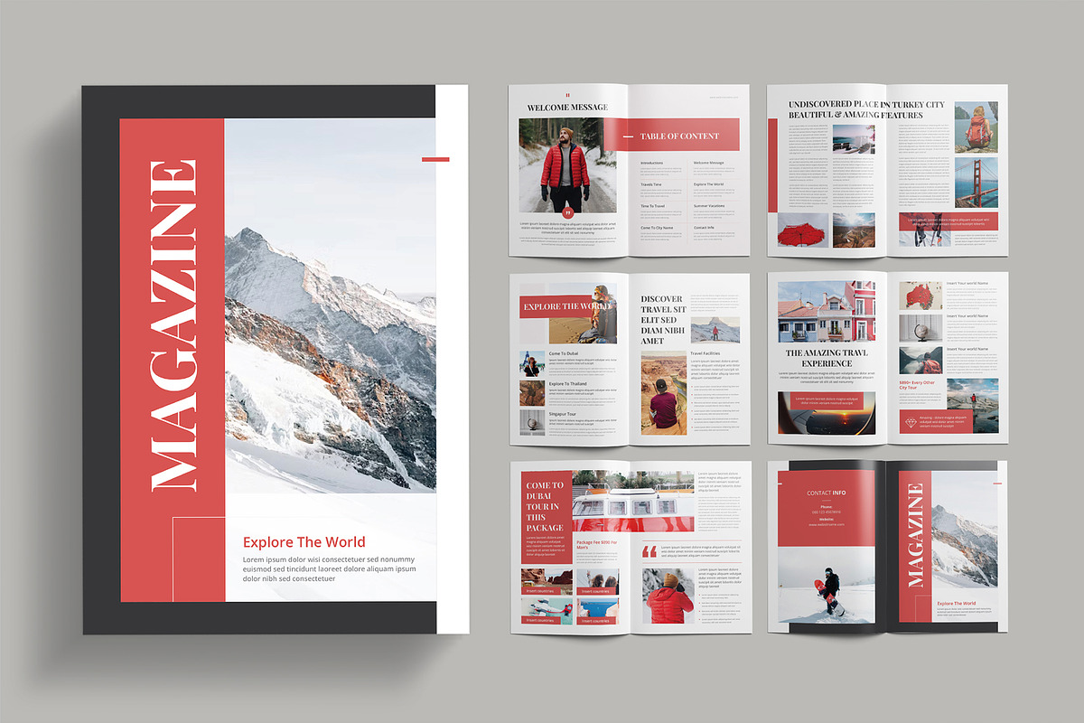Travel Magazine | InDesign