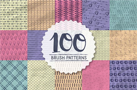 100 brush patterns