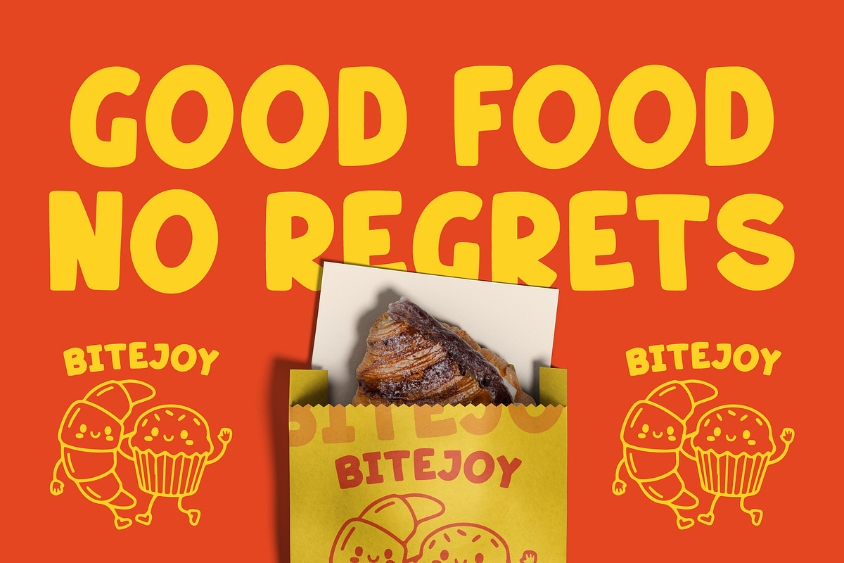 Chubsy Snack – Playful Display Font, a Sans Serif Font by Youthlabs Studio (Photo 5 of 12)