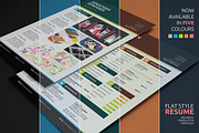 Flat Style Resume, a Resume Template by bilmaw creative (Thumbnail 5 of 5)
