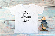 Christmas t-shirts, bodysuit mockups, a Print Template by MockupMarket (Thumbnail 10 of 27)