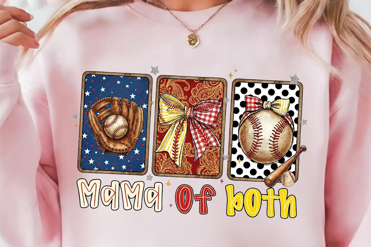 Mama Of Both PNG Sports Mom PNG, a Graphic by Vector Portal (Photo 4 of 8)