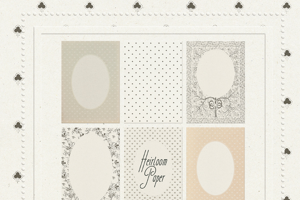 Heirloom Embossed Frames Backgrounds, a Texture Graphic by Purple (Photo 10 of 15)