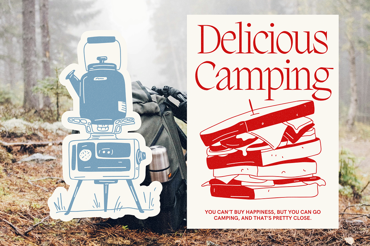 Lets Go Camping: 50 Illustration Set, a Person Illustration by Veyla (Photo 11 of 14)